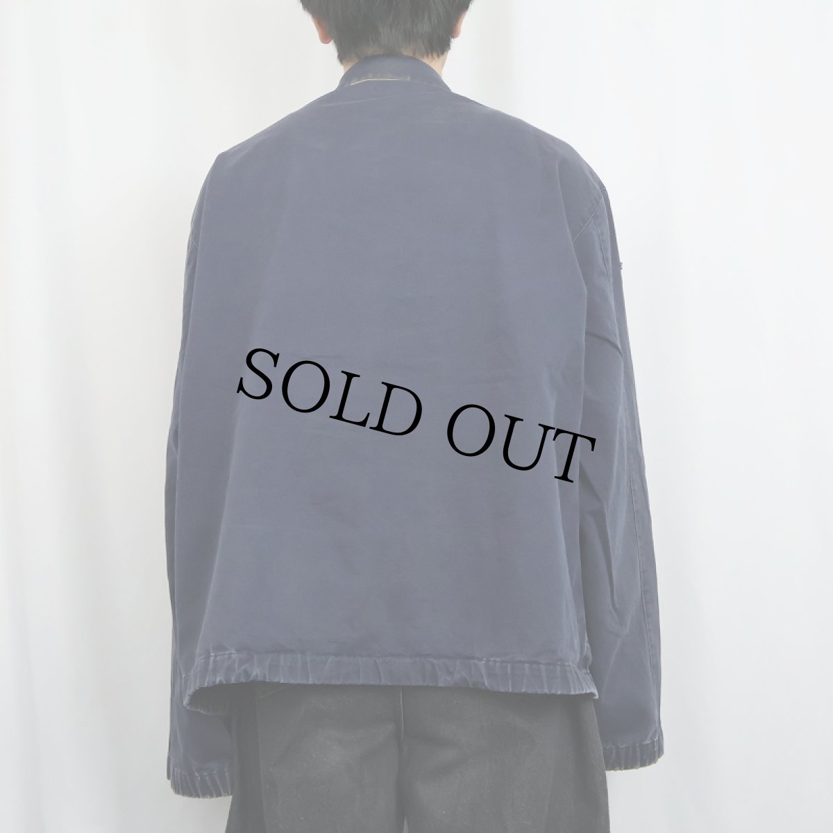 画像3: 90's LANDS' END コットンスイングトップ NAVY XL (3)