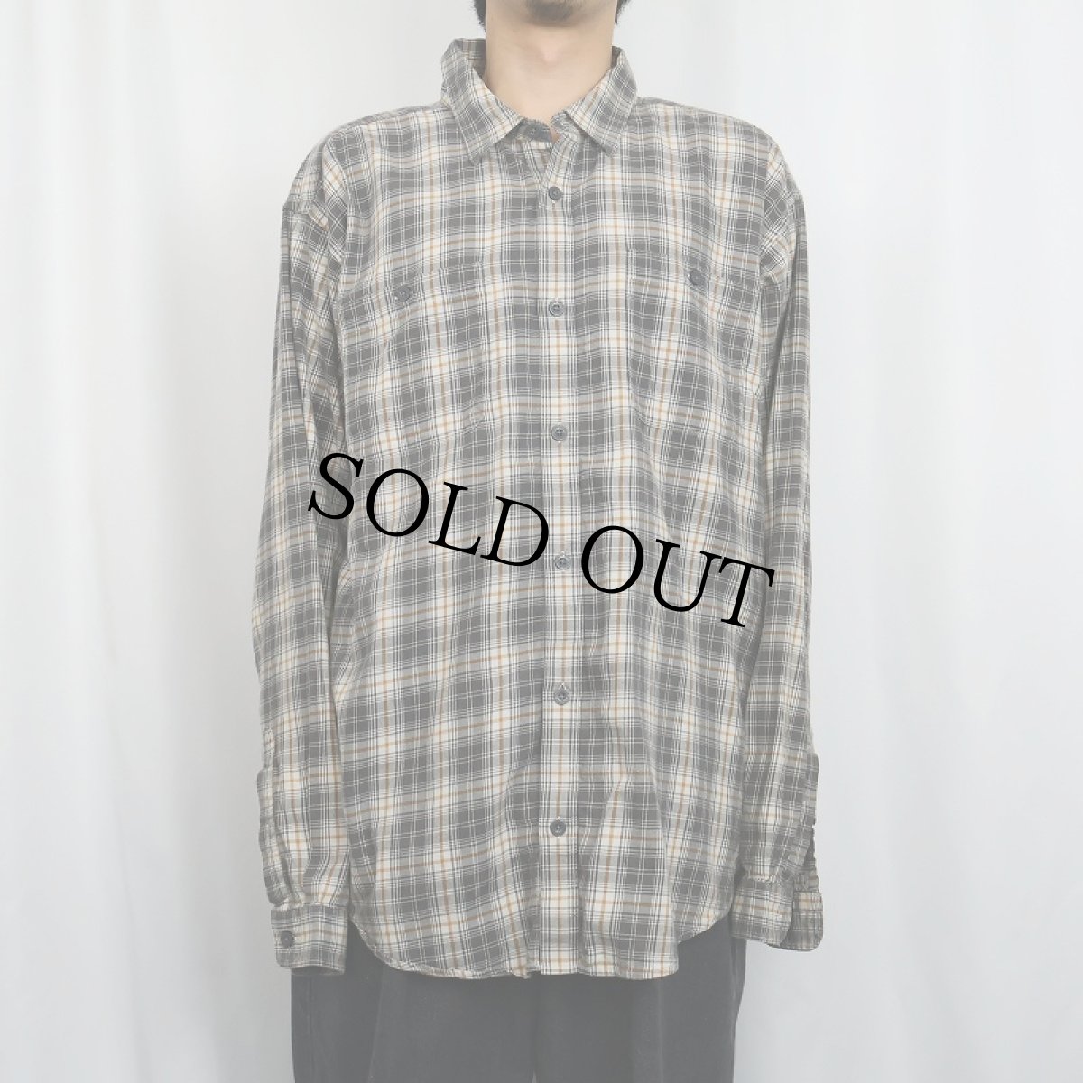 画像2: 2018AW Patagonia "ORGANIC COTTON" チェック柄 コットンシャツ XL (2)