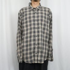 画像2: 2018AW Patagonia "ORGANIC COTTON" チェック柄 コットンシャツ XL (2)