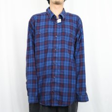 画像2: 2014AW Patagonia "ORGANIC COTTON" チェック柄 コットンシャツ XL (2)