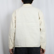 画像3: 30's ホワイトコットンツイル カバーオール (3)