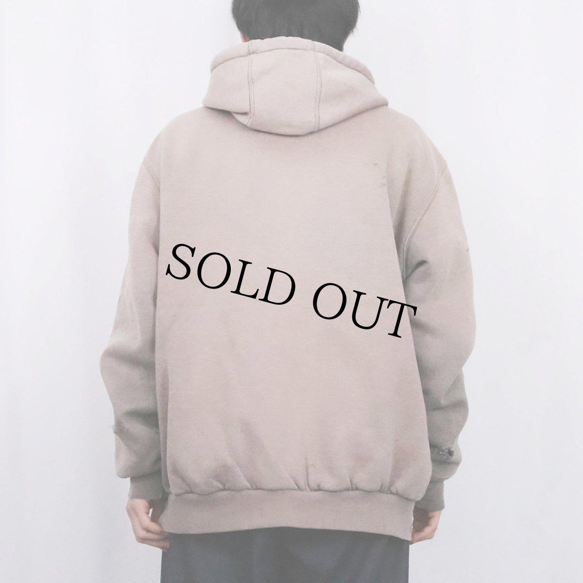 画像3: Carhartt フェードスウェットジップパーカー L (3)