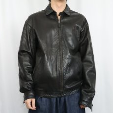 画像2: POLO Ralph Lauren ラムレザースイングトップ DARK BROWN M (2)