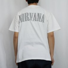 画像4: 1996 NIRVANA ロックバンド フォトプリントTシャツ M (4)