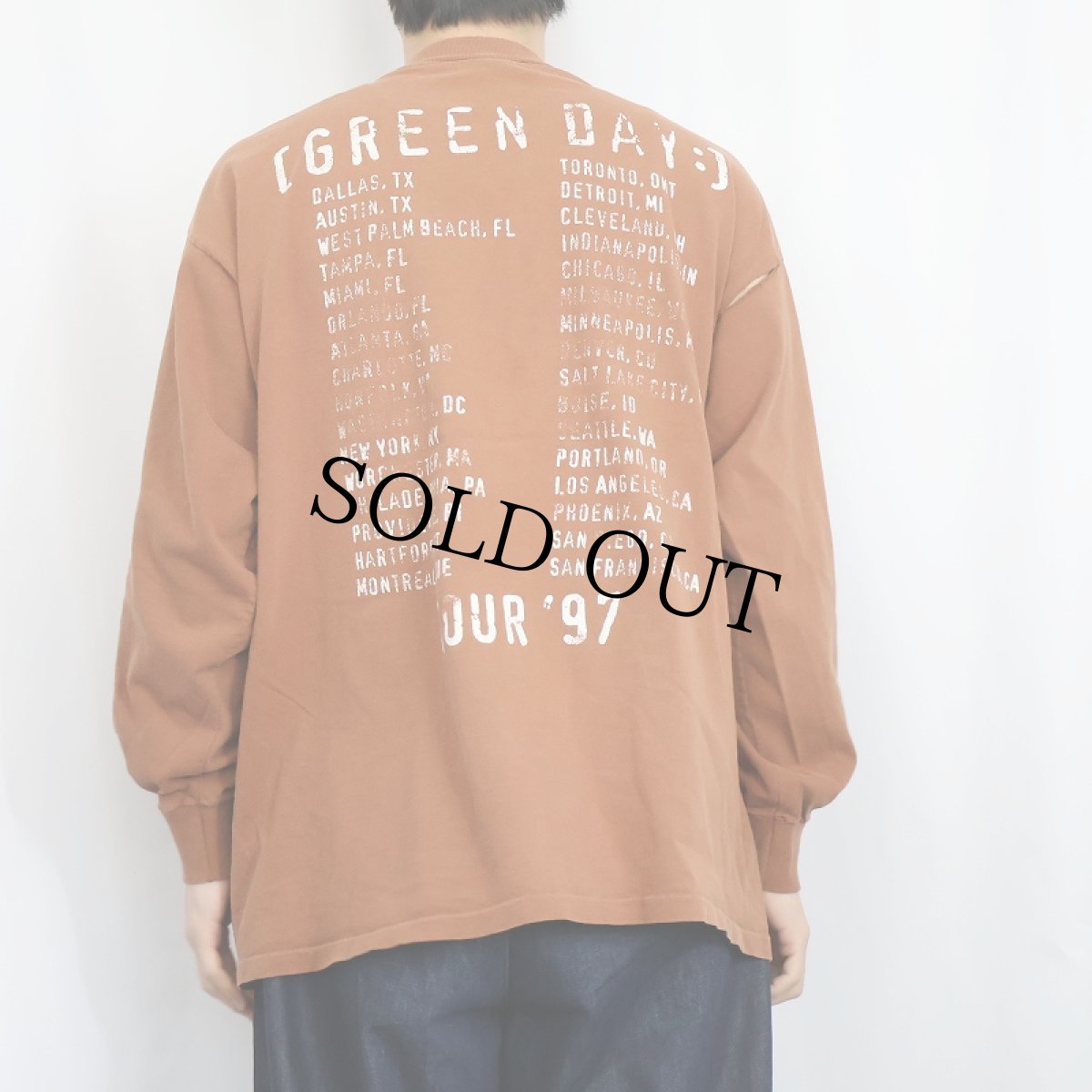 画像3: 1997 GREEN DAY CANADA製 "Nimrod" パンクロックバンドツアーロンT XL (3)