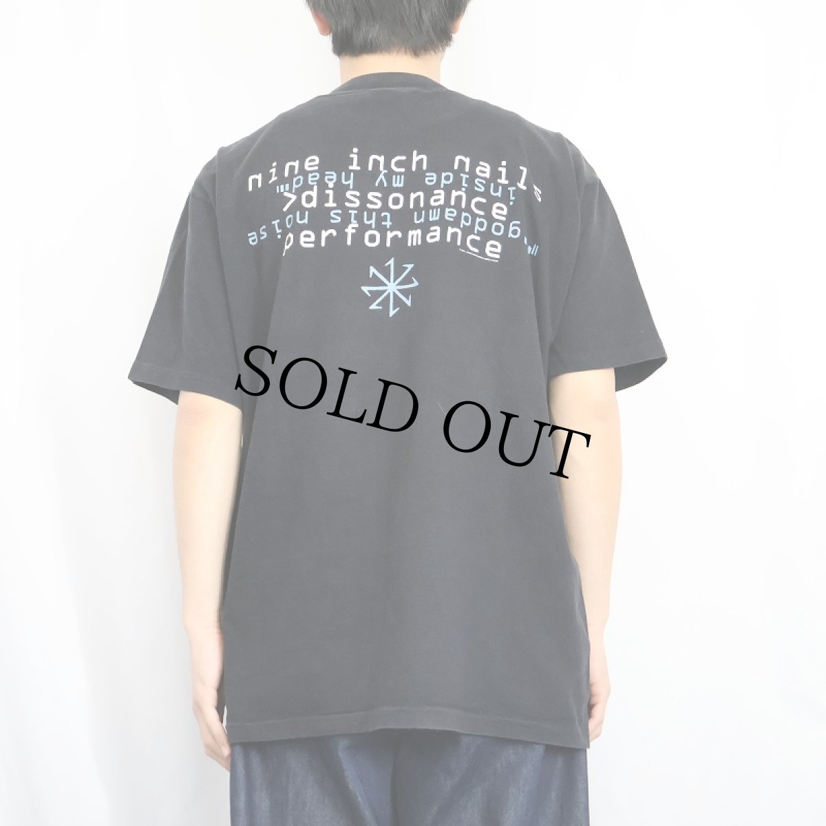 画像4: 90's NINE INCH NAILS USA製 "Dissonance" ロックバンドツアーTシャツ BLACK XL (4)