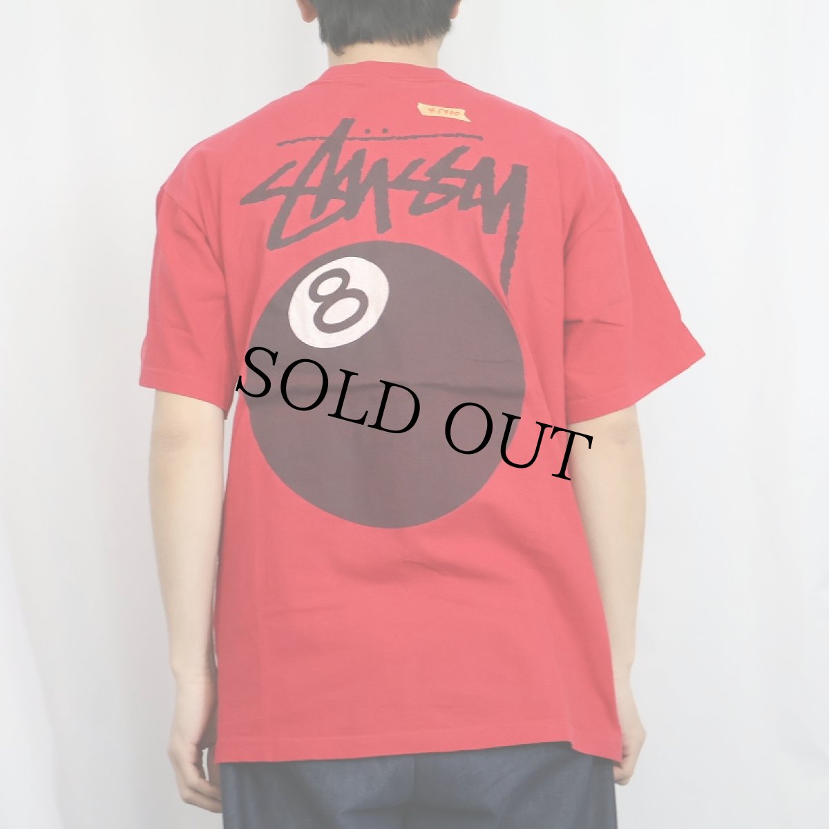 画像4: 80's STUSSY 黒タグ USA製 "8 Ball" プリントTシャツ L (4)