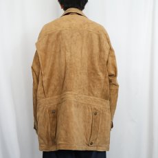 画像3: 90's〜 Timberland スエードレザー ハンティングジャケット XL (3)