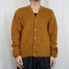 画像2: 60's〜 モヘアニットカーディガン (2)