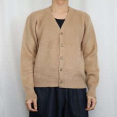 画像2: 60's Rodes by Glasgo ウール×モヘアニットカーディガン (2)