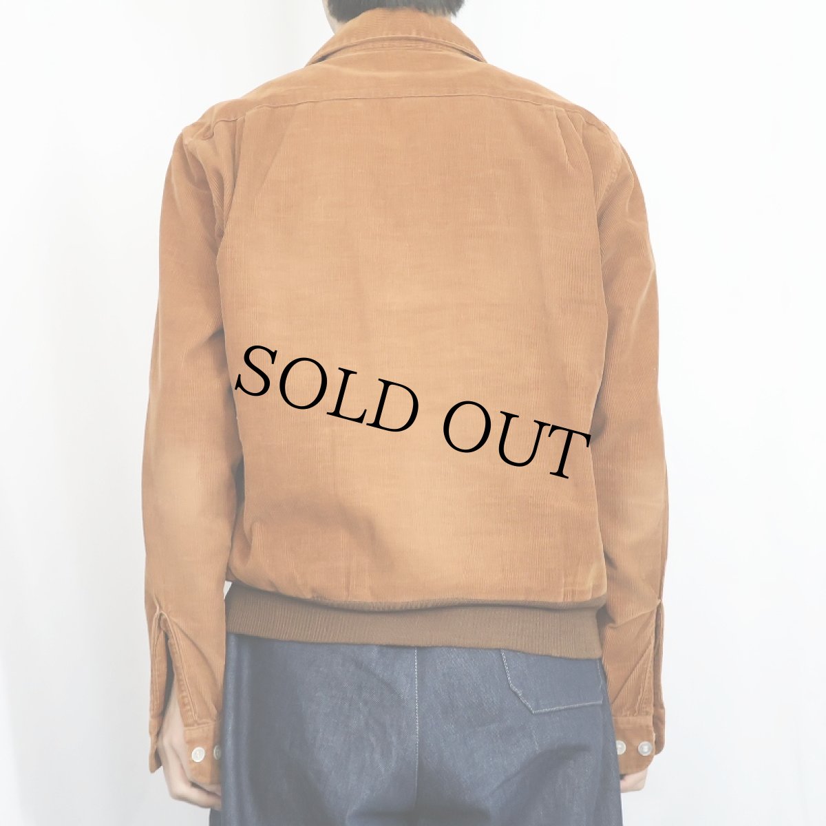 画像3: 50's Matchless オープンカラー コーデュロイプルオーバーシャツ M (3)