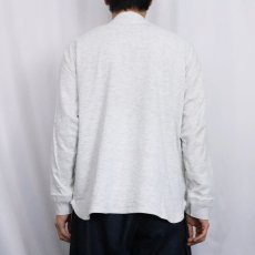 画像3: 90's J.CREW USA製 ヘンリーネック 2PLYカットソー L (3)
