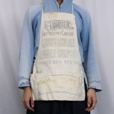 画像2: VINTAGE コットンエプロン (2)