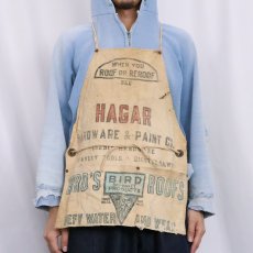 画像2: VINTAGE コットンエプロン (2)