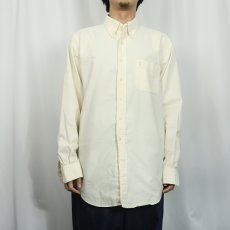 画像2: Yves Saint-Laurent オックスフォードボタンダウンシャツ L (2)