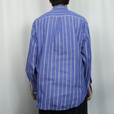 画像3: Yves Saint-Laurent ストライプ柄 コットン×ポリエステル ボタンダウンシャツ SIZE16 1/2 (3)