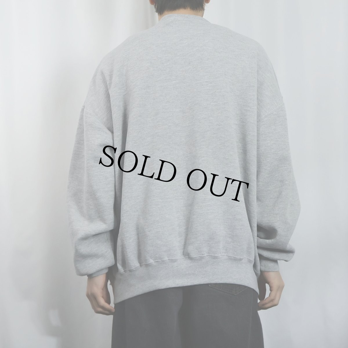 画像3: 90's RUSSELL ATHLETIC USA製 前V 無地スウェット XXL (3)