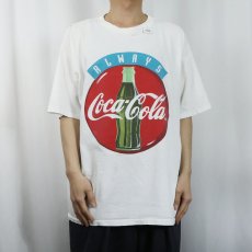 画像3: 90's Coca-Cola USA製 飲料メーカー ロゴプリントTシャツ XXL (3)