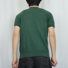 画像3: 60's Sportswear by Collegiate "U.S.ARMY" フロッキープリント 半袖ラグランスウェット (3)