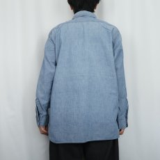 画像3: 40's ROOMY RICHARD "ガチャポケ" マチ付き シャンブレーシャツ (3)