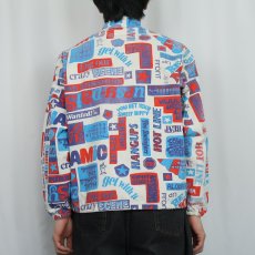 画像3: 60〜70's Sir Jac ポップアート 総柄コットンジャケット M (3)