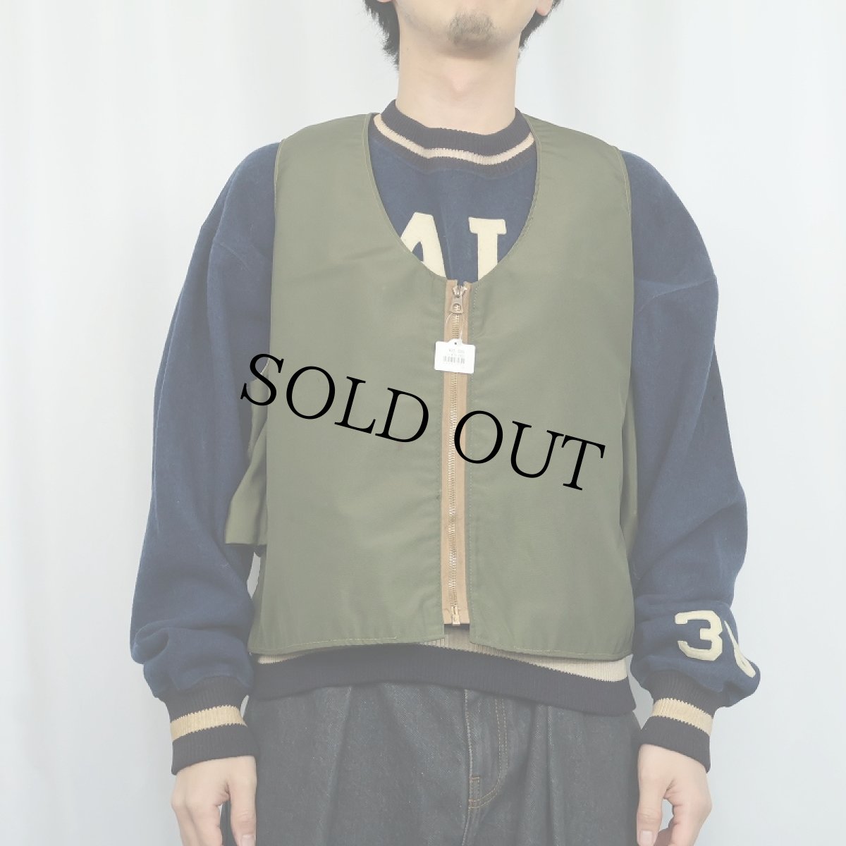 画像3: 50's U.S.AIR FORCE TYPE E-1 ラジオベスト LARGE (3)