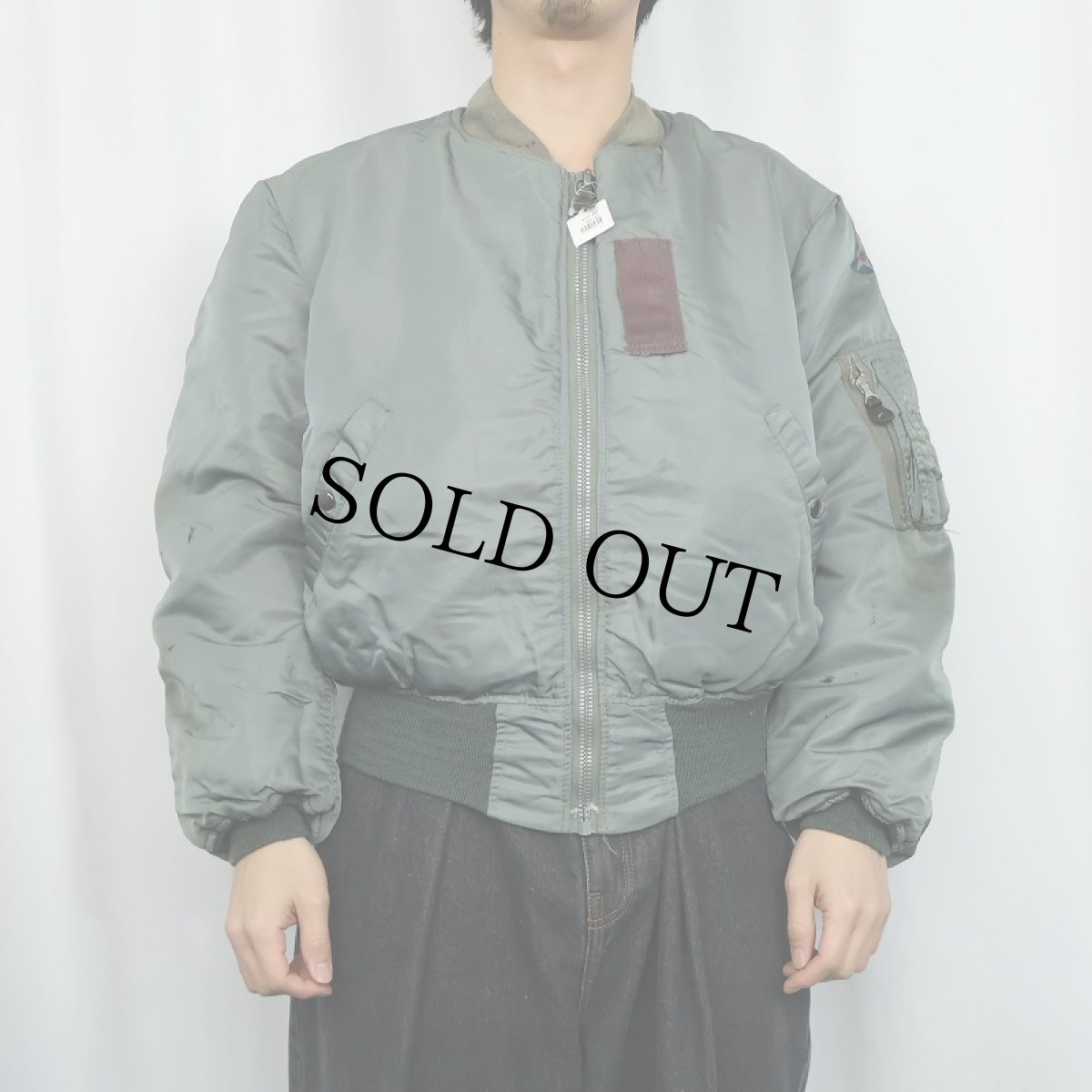 画像2: 50's U.S.AIR FORCE B-15D Modify フライトジャケット (2)