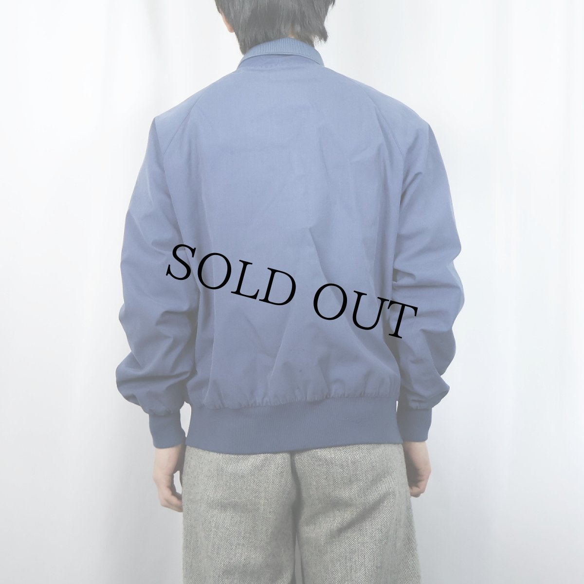 画像4: 80〜90's Eddie Bauer リバーシブル コットン×ポリエステルスイングトップ M (4)