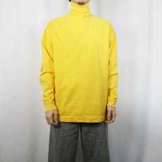画像2: 90's GAP 無地 タートルネックロンT (2)