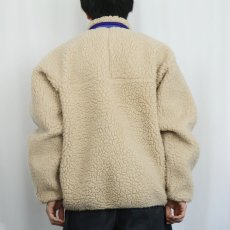 画像3: 80's Patagonia USA製 レトロパイルカーディガン L (3)