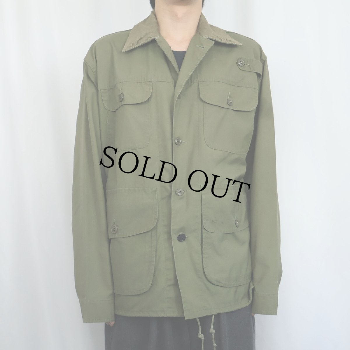 画像2: 60's L.L.Bean 筆記体タグ ポプリン ワーデンジャケット SIZE44 (2)