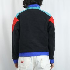 画像3: 80〜90's Eddie Bauer 切り替えデザイン フリースジャケット L (3)