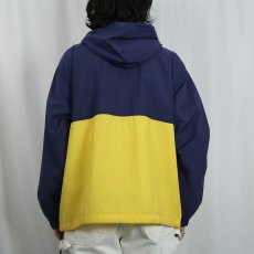 画像3: 90's GAP 2トーン ナイロンアノラックパーカー M (3)