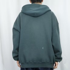 画像3: 90's RUSSELL ATHLETIC 無地 スウェットジップパーカー XL (3)