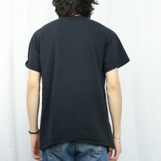 画像3: Steven Rhodes "Demon Cat" イラストプリントTシャツ BLACK L (3)