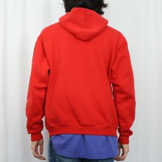 画像3: 90's CHEETAH USA製 無地 スウェットジップパーカー L (3)