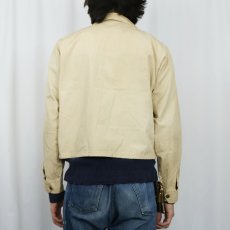画像3: 40's〜 コの字エンド コットンジップジャケット (3)