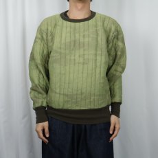 画像2: 80's SAFTBAK USA製 ウッドランドカモ柄 キルティングスウェット (2)
