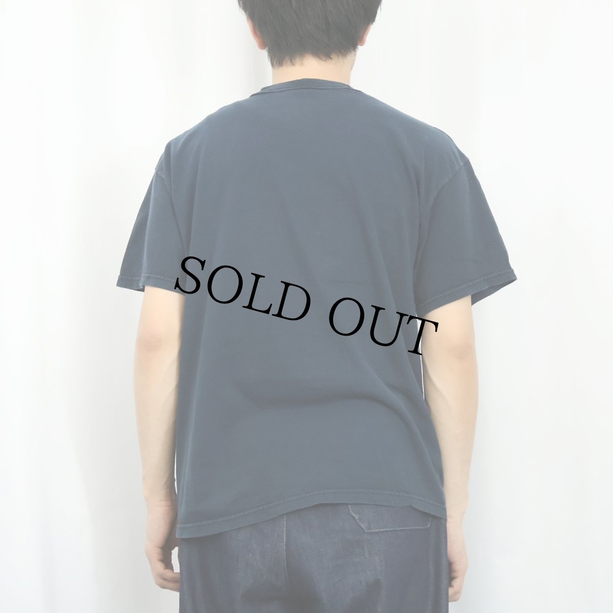 画像3: Michelangelo アダムの創造 アートプリントTシャツ NAVY (3)