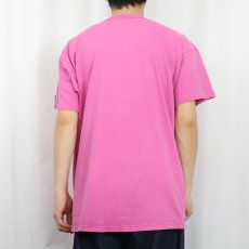 画像3: 80〜90's Champion USA製 青刺繍タグ 後期 ロゴプリントTシャツ XL (3)