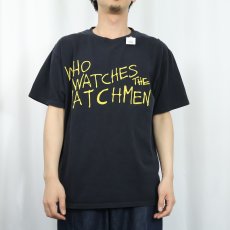 画像3: WATCHMEN "Who Watches the Watchmen" アクション映画プリントTシャツ BLACK L (3)