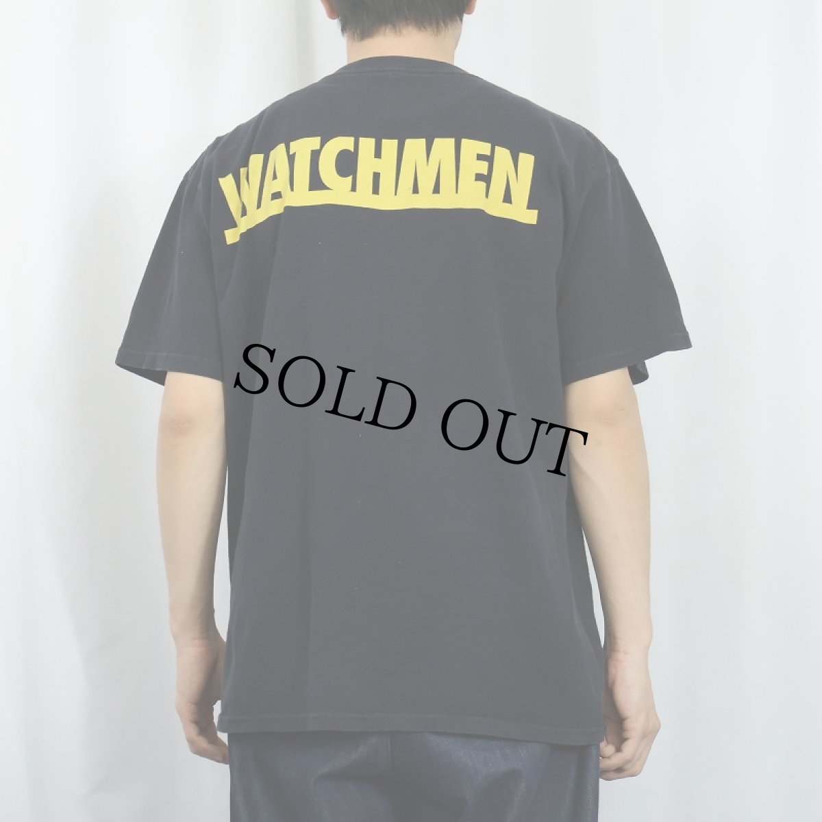 画像4: WATCHMEN "Who Watches the Watchmen" アクション映画プリントTシャツ BLACK L (4)