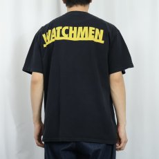 画像4: WATCHMEN "Who Watches the Watchmen" アクション映画プリントTシャツ BLACK L (4)
