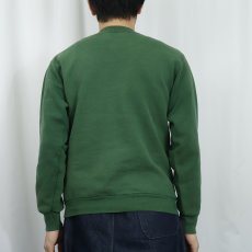 画像3: 90's EURO FRUIT OF THE LOOM ロゴ刺繍 スウェット S (3)