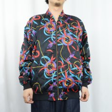 画像2: 90's Westbound 総柄 中綿入り キルティングボンバージャケット XL (2)