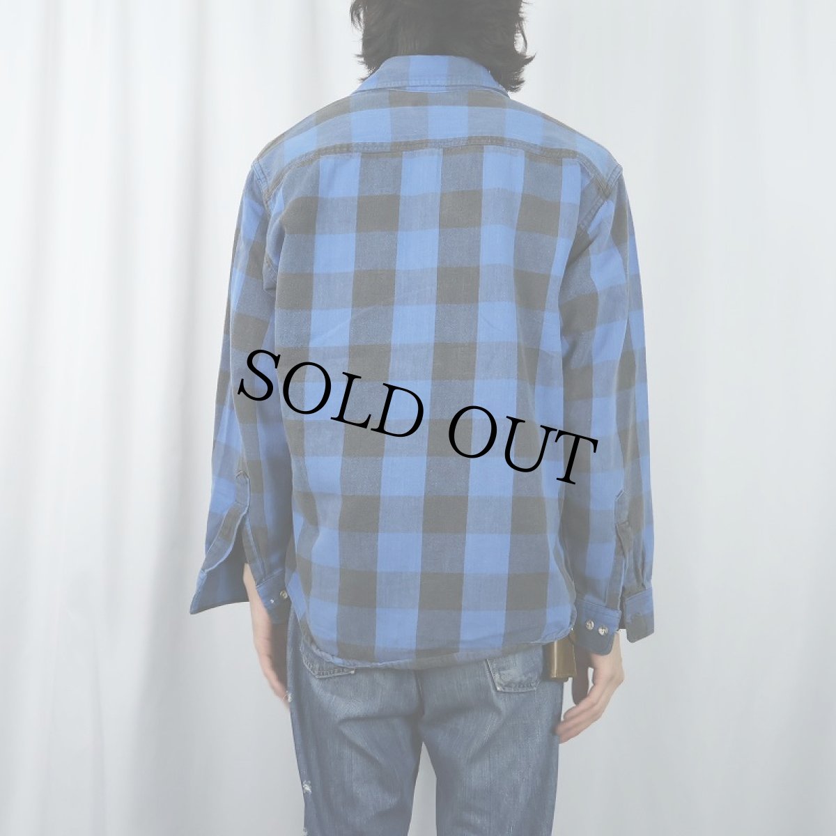 画像3: 90's ST JOHN'S BAY USA製 バッファローチェック柄 ヘビーネルシャツ XL (3)