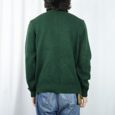 画像3: POLO Ralph Lauren ロゴ刺繍 コットンニットセーター L (3)