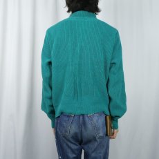 画像3: 80〜90's Eddie Bauer USA製 ヘンリーネック コットンニットセーター L (3)