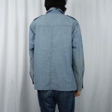 画像3: 70's Levi's "Panatela Tops" オレンジタブ シャンブレーシャツジャケット XL (3)