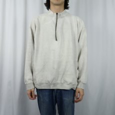 画像2: 90's GAP ハーフジップスウェット XL (2)